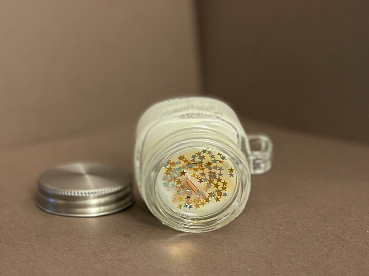 Miniature “the Hummingbird” candle -fresh citrus scent-