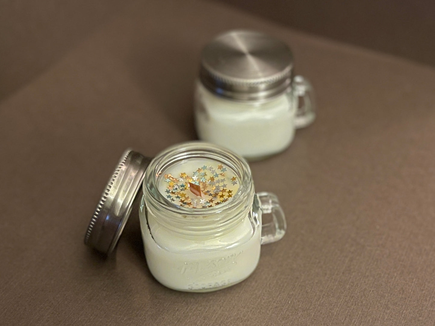 Miniature “the Hummingbird” candle -fresh citrus scent-