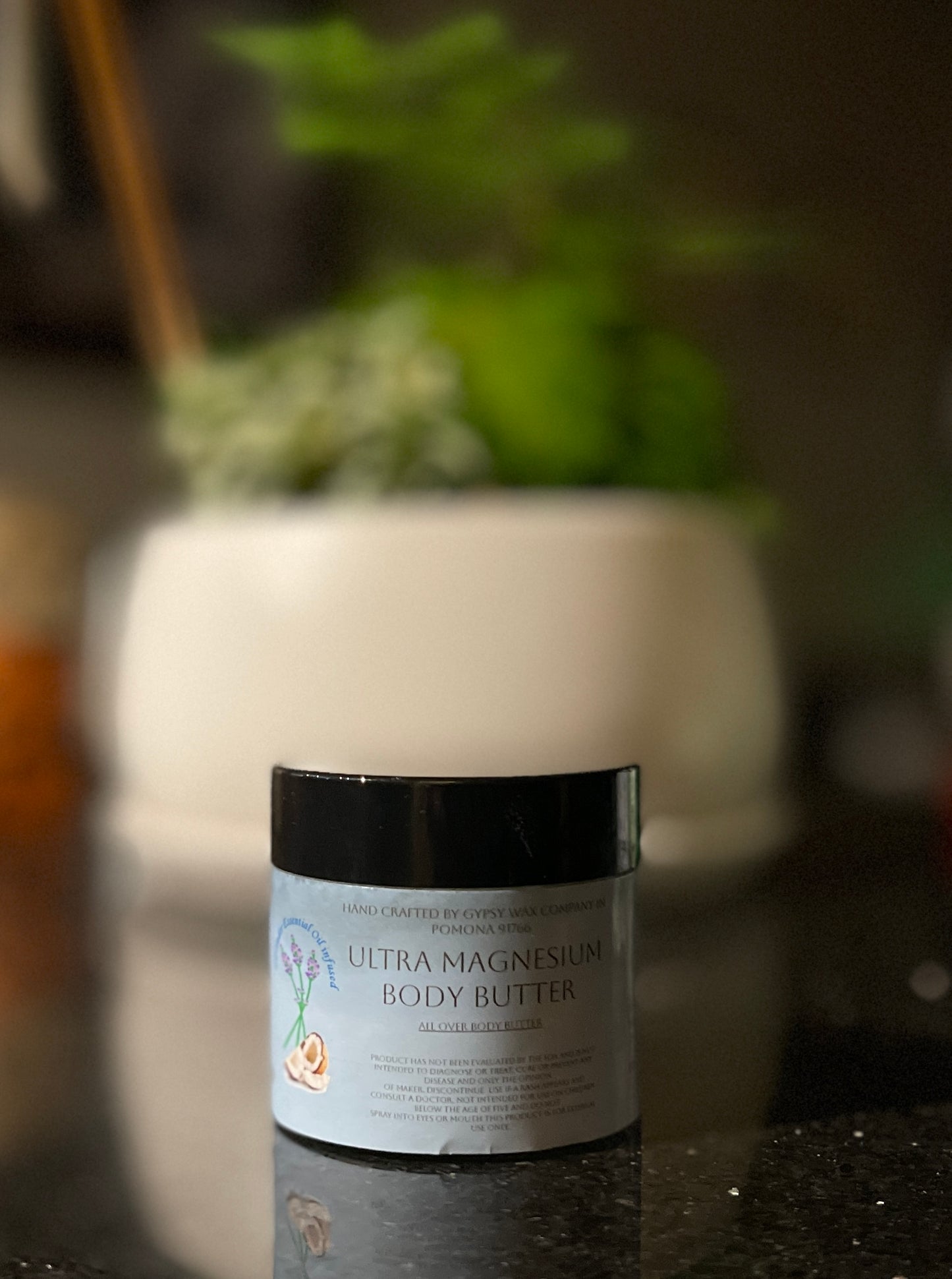 New Magnesium Butter Rub Cream ~light bees wax scent~