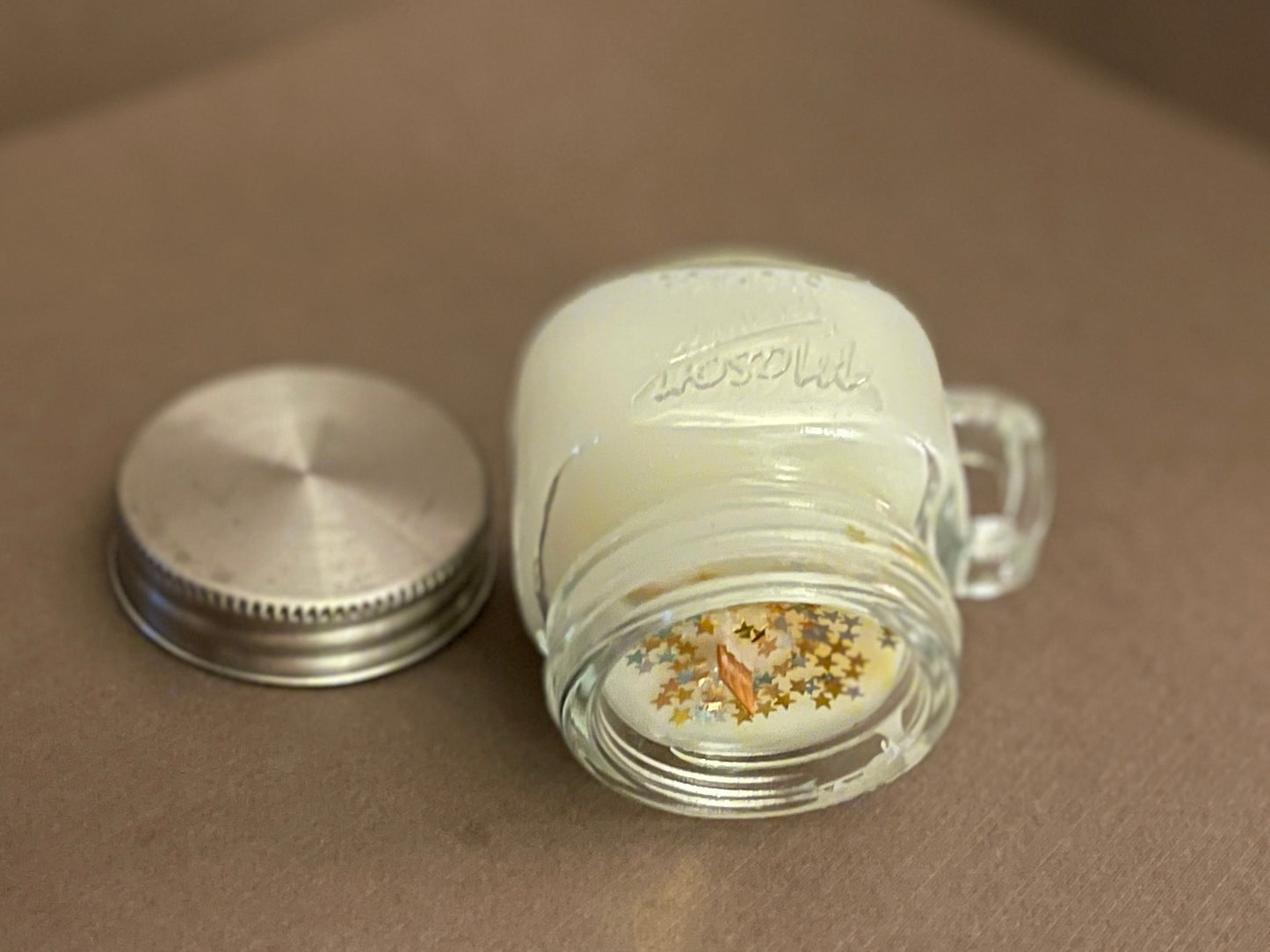 Miniature “the Hummingbird” candle -fresh citrus scent-