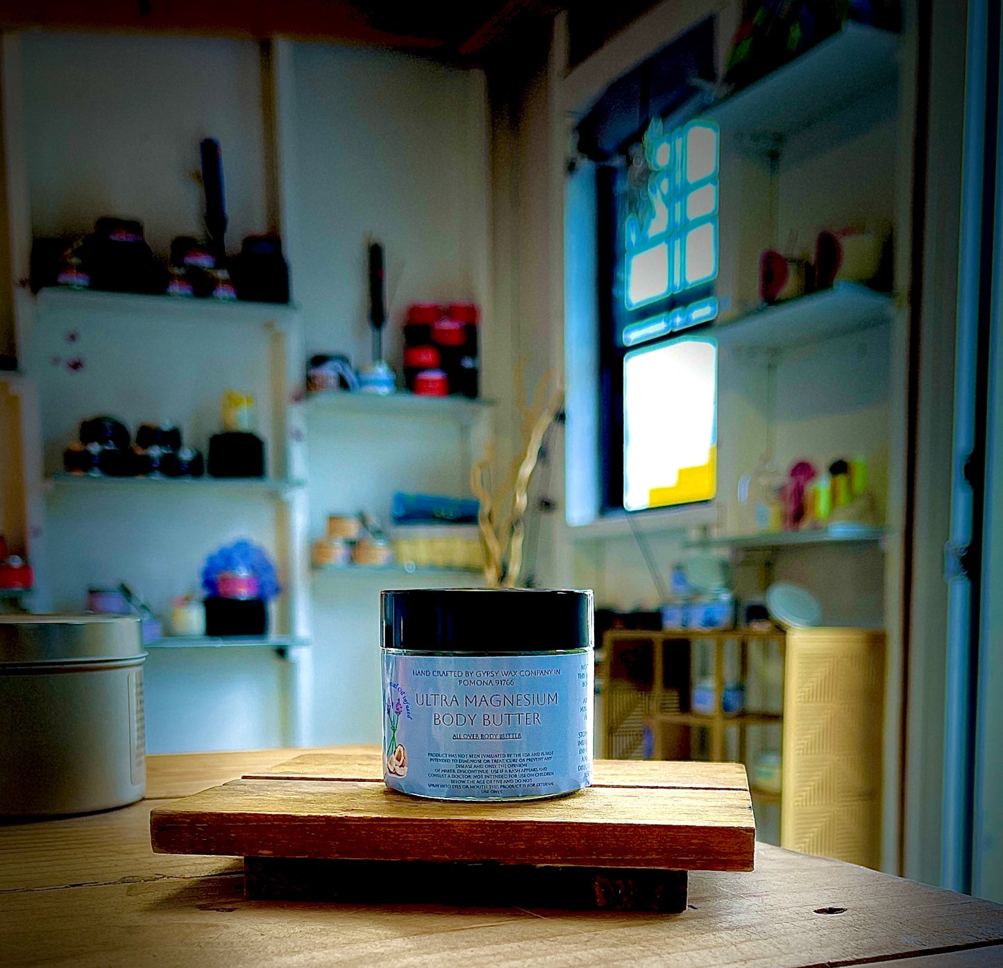 New Magnesium Butter Rub Cream ~light bees wax scent~