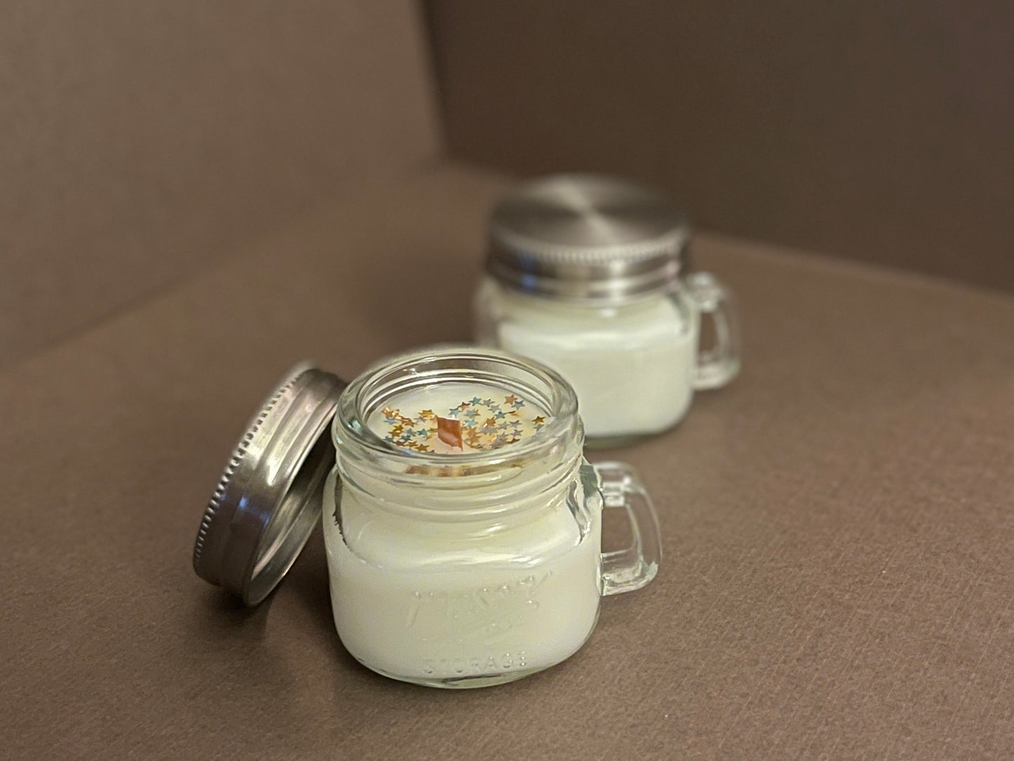 Miniature “the Hummingbird” candle -fresh citrus scent-