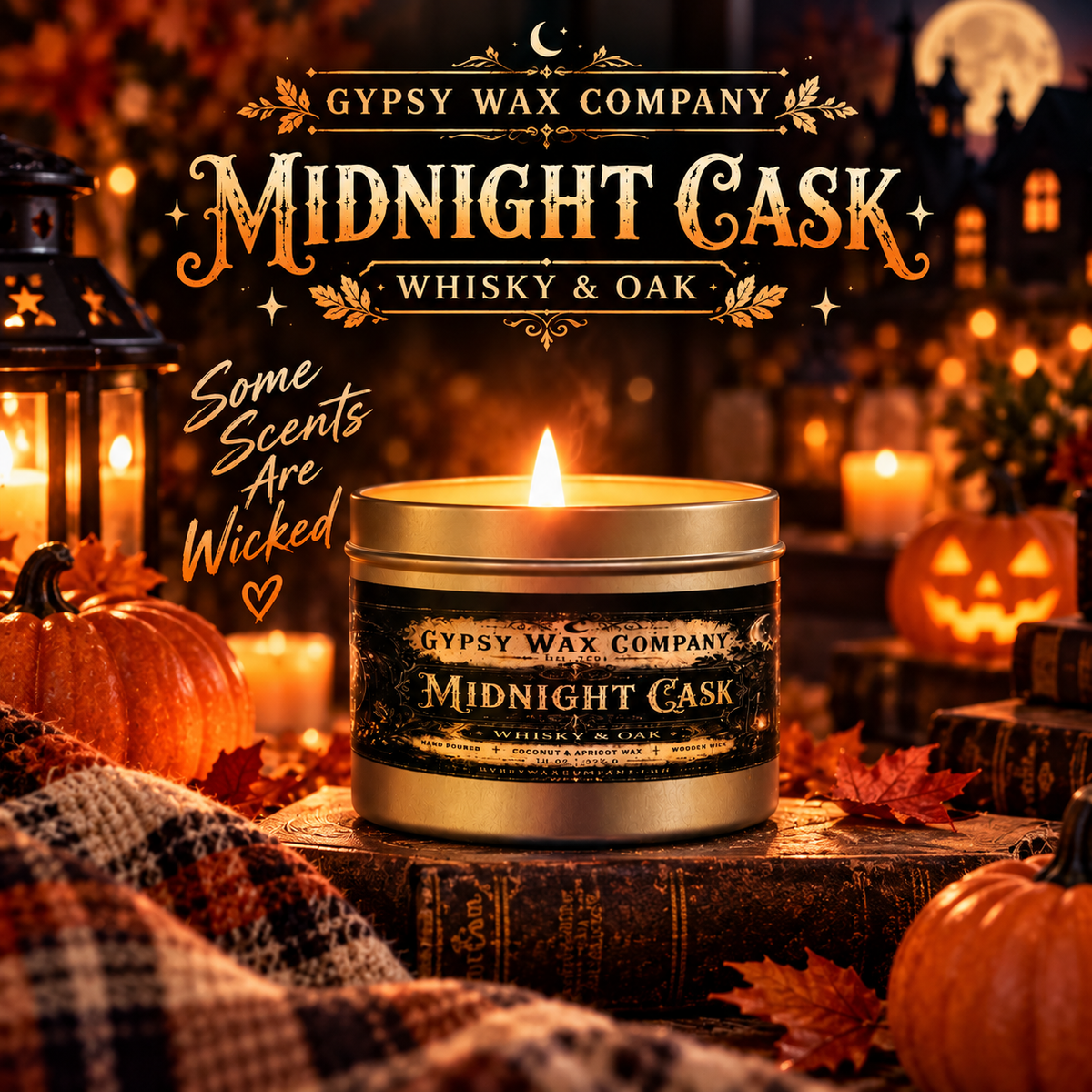 Midnight casket ~whiskey~15 ounce
