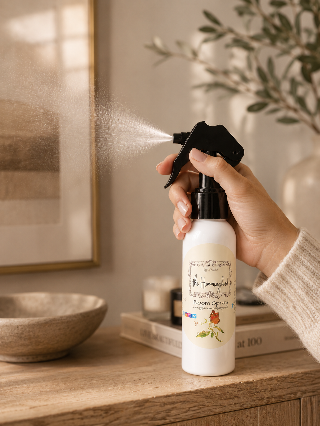 Hummingbird room spray ~ bright citrus~