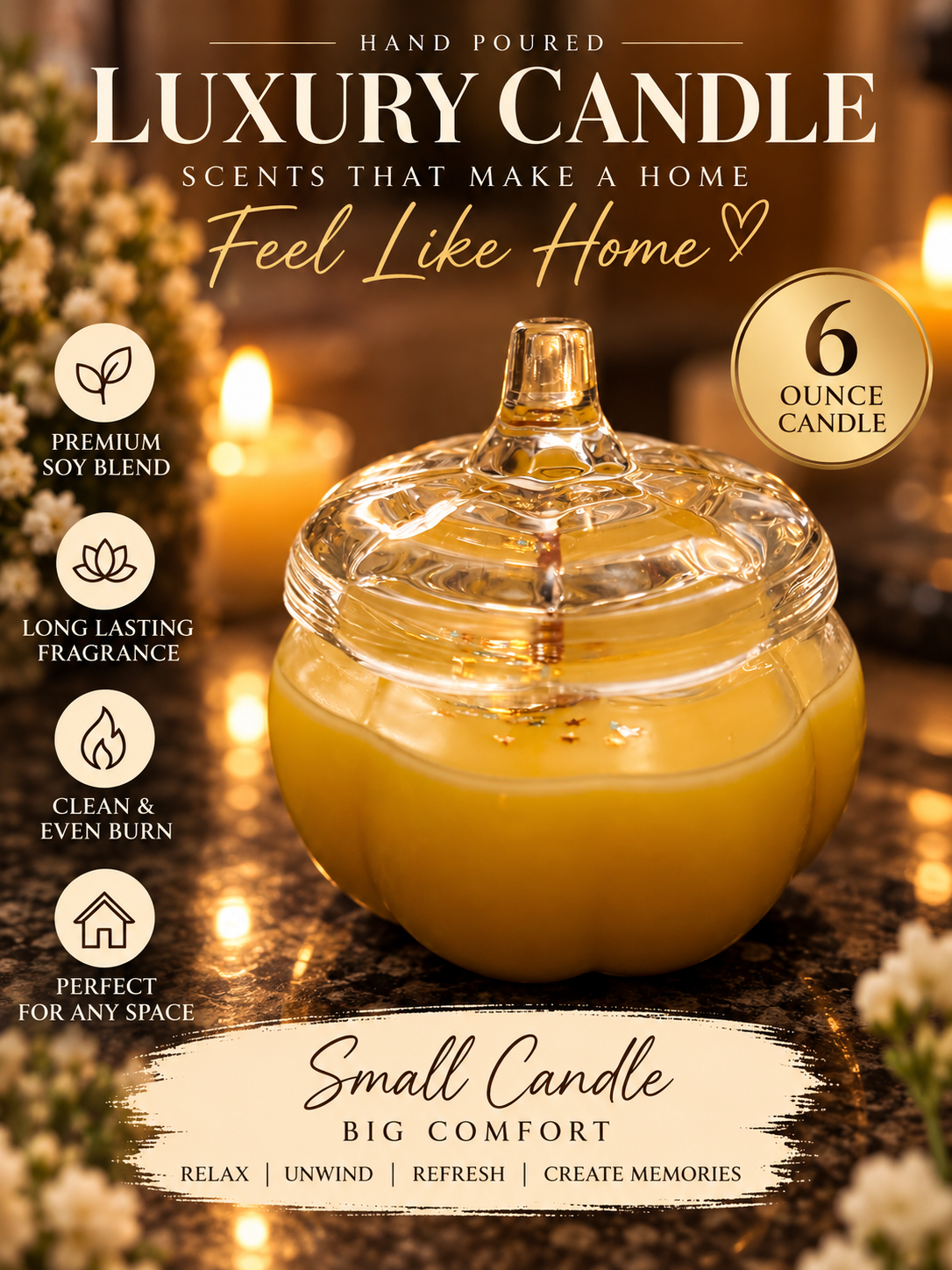 “Pumpkin mini Candles~