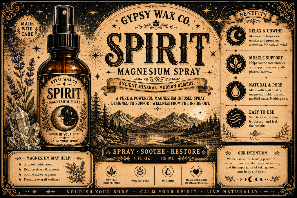 Magnesium Spray "Spirit" ~light lavender mist best for joint discomfort~