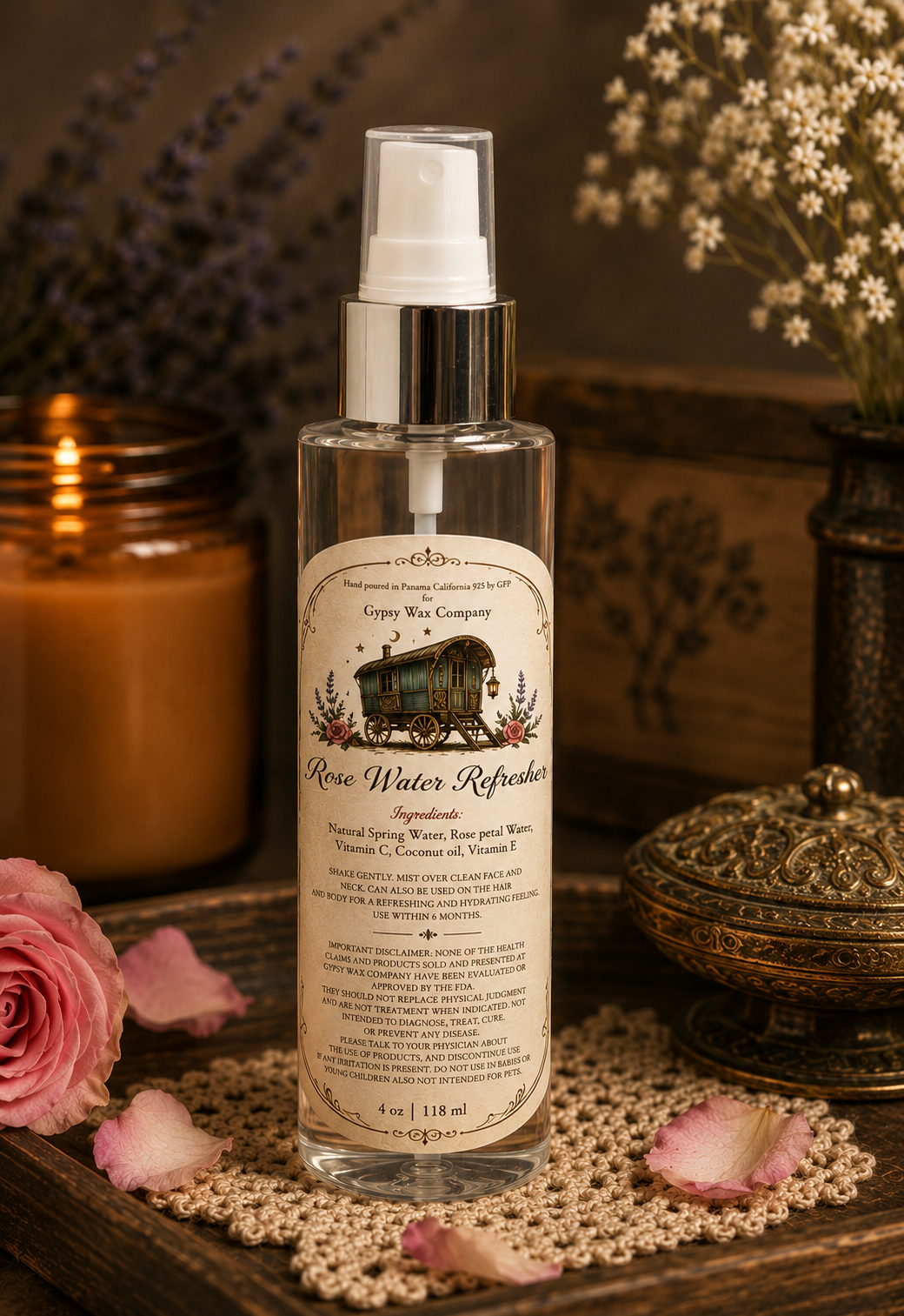 Rose Water Refresher