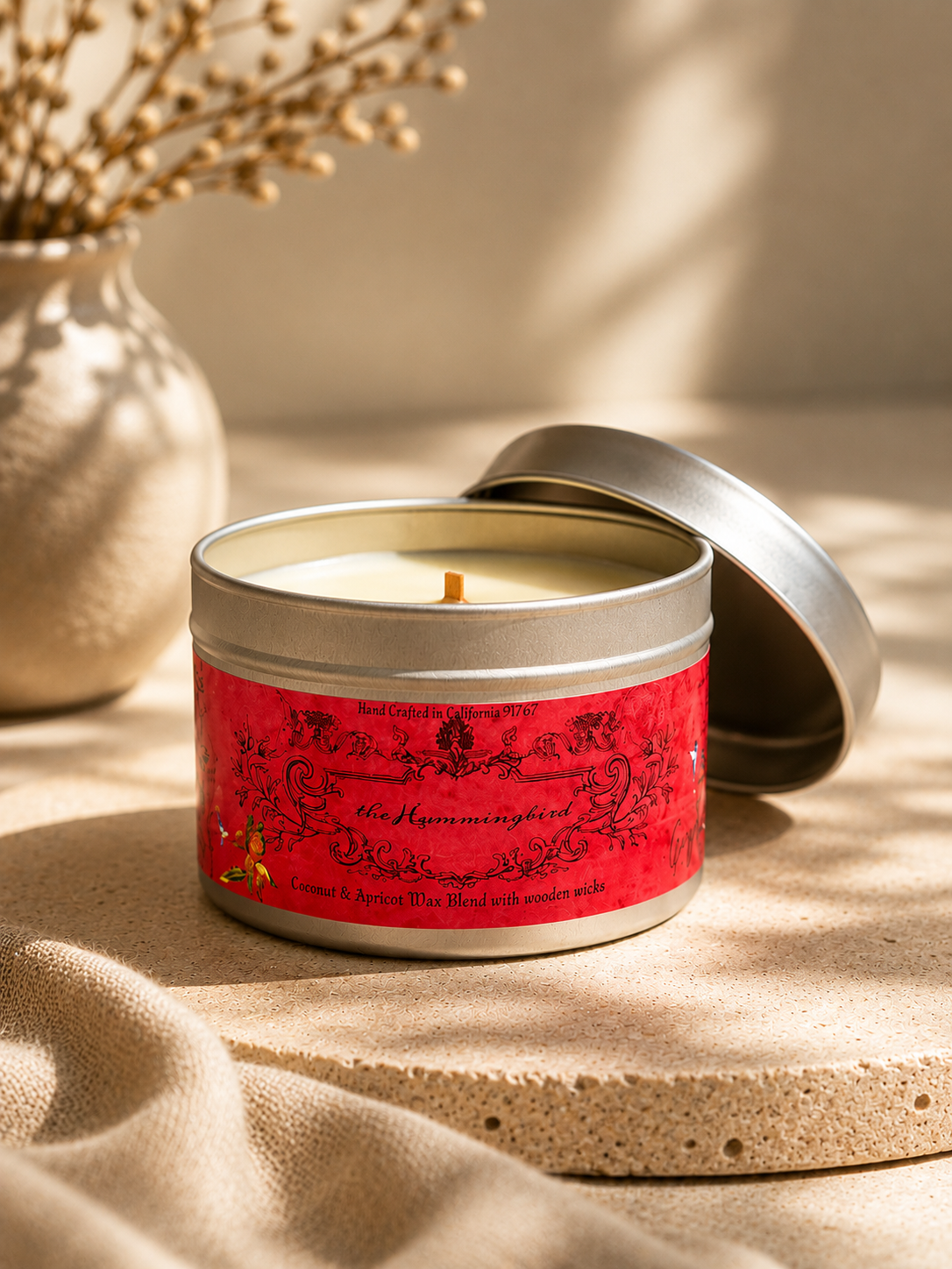 the Hummingbird candle