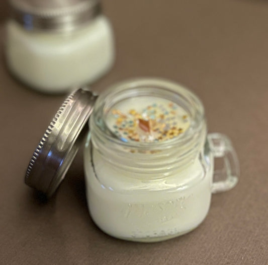 Miniature “the Hummingbird” candle -fresh citrus scent-
