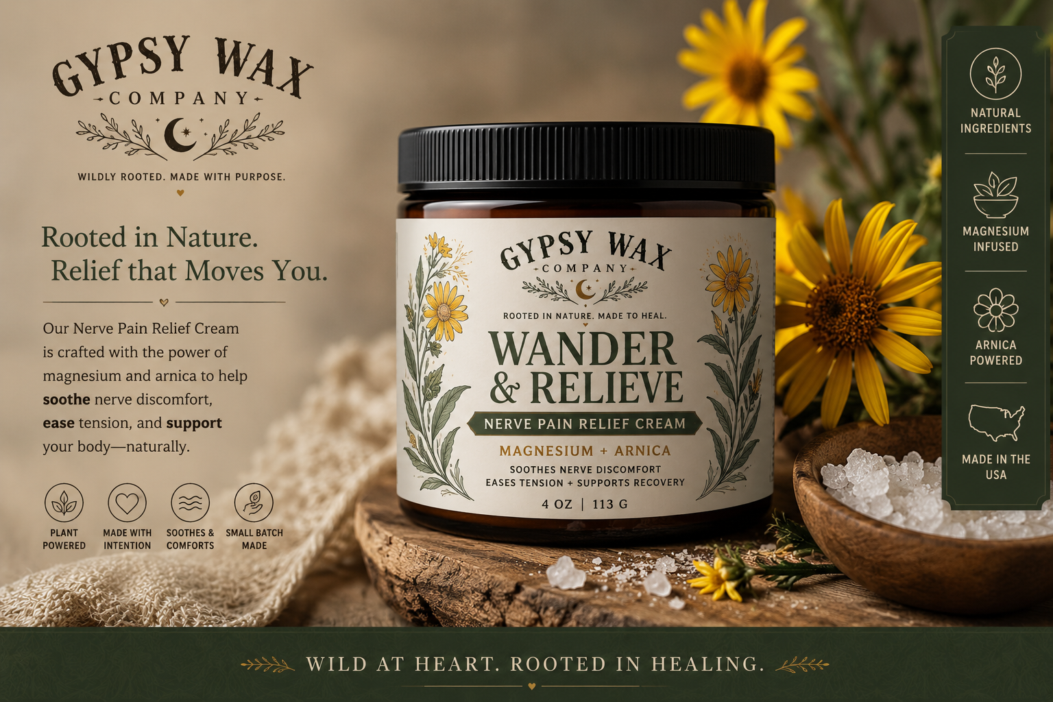 Wander and Relieve Cream ~ pre-order now!