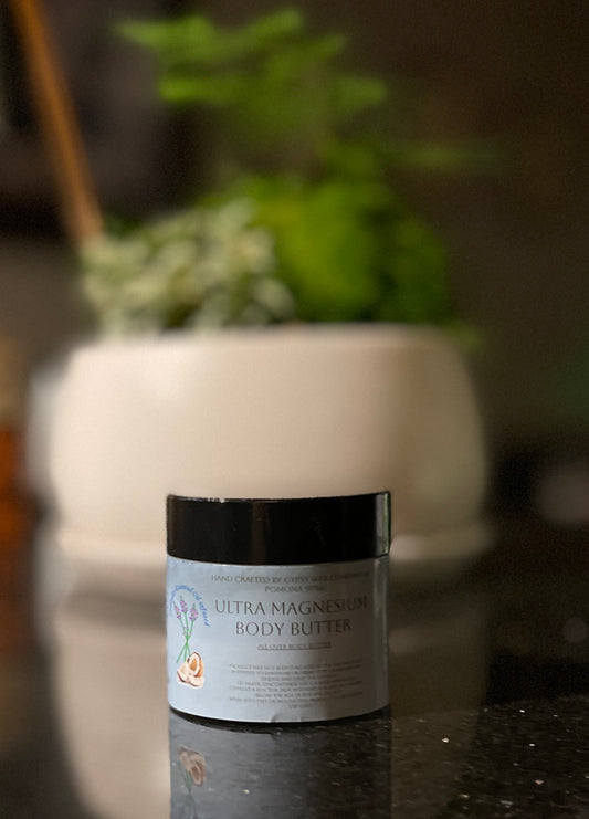 New Magnesium Butter Rub Cream ~light bees wax scent~