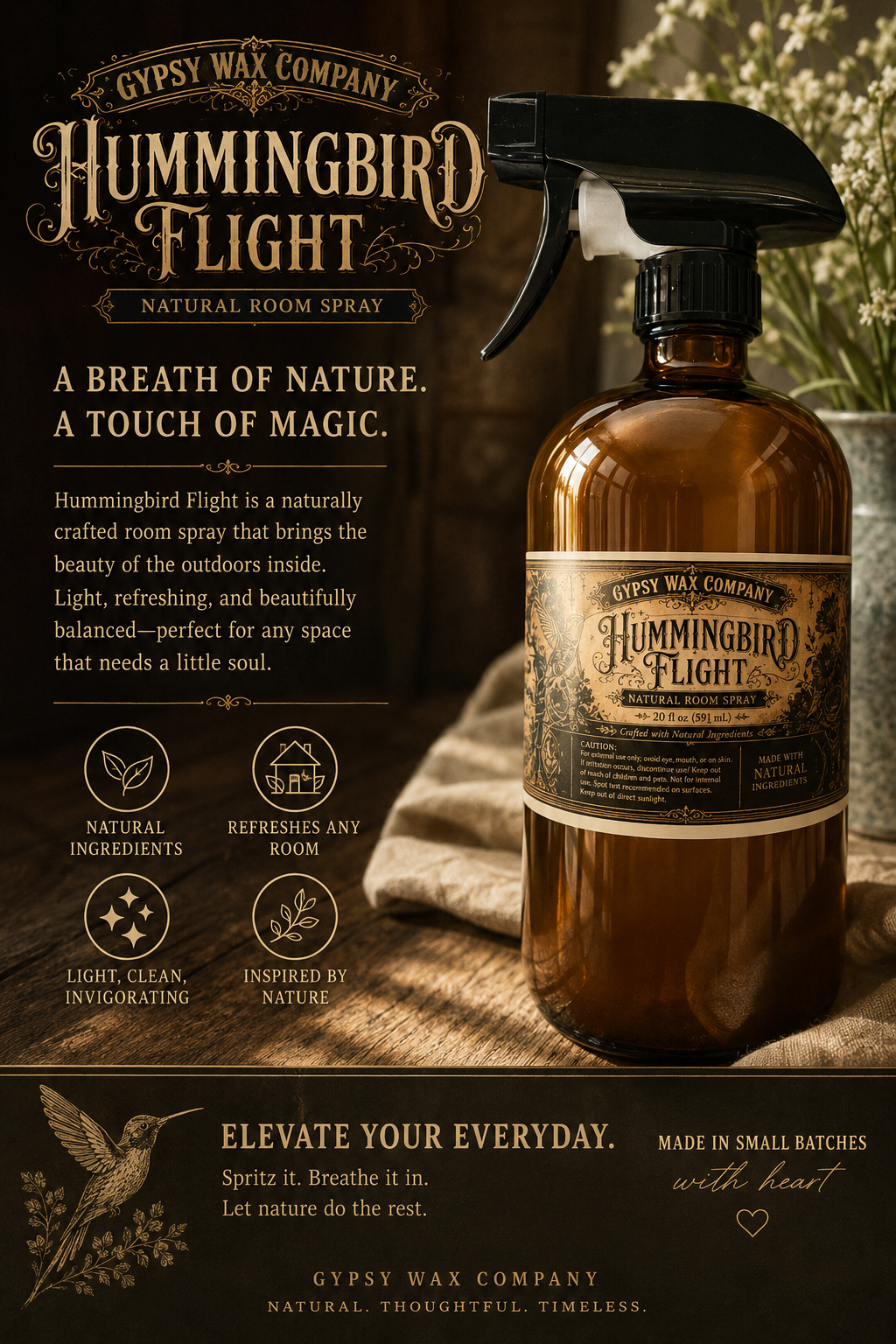 Room Spray “hummingbird”